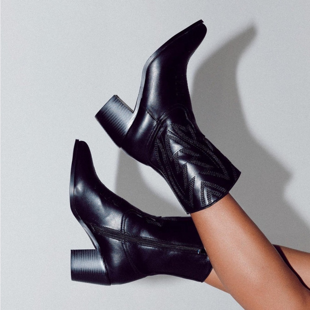 Princess Polly Dominique Cowboy Boots